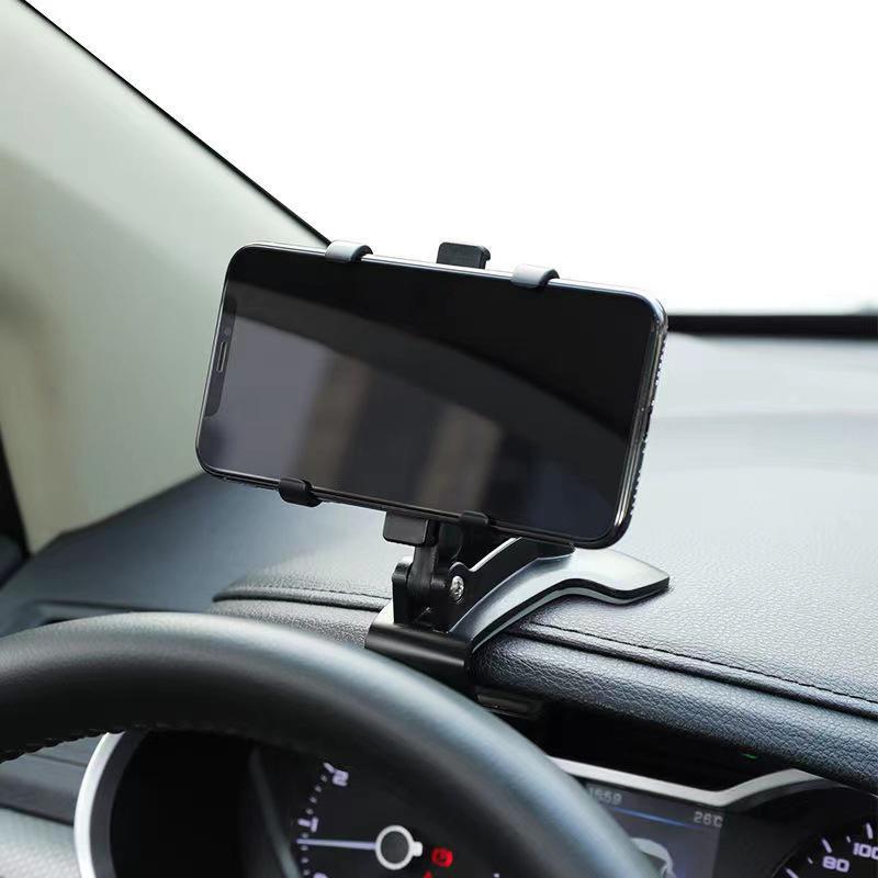 360° Car Phone Holder – Dashboard & Mirror Mount
