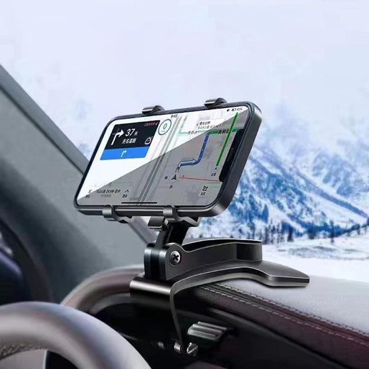 360° Car Phone Holder – Dashboard & Mirror Mount