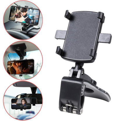 360° Car Phone Holder – Dashboard & Mirror Mount