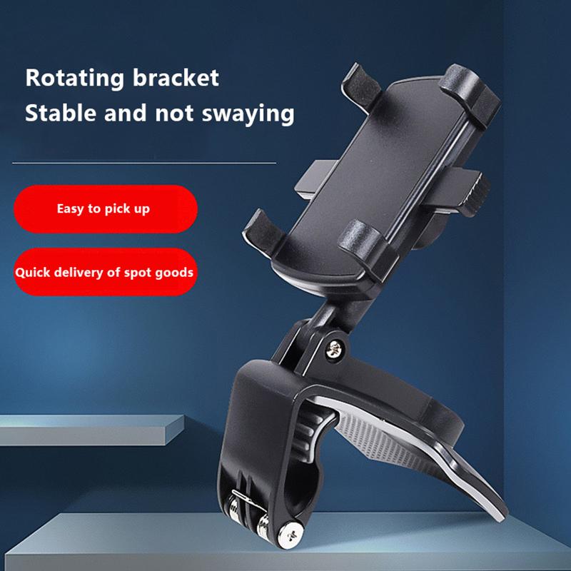 360° Car Phone Holder – Dashboard & Mirror Mount