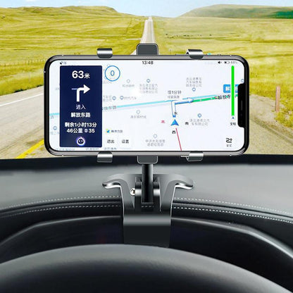 360° Car Phone Holder – Dashboard & Mirror Mount